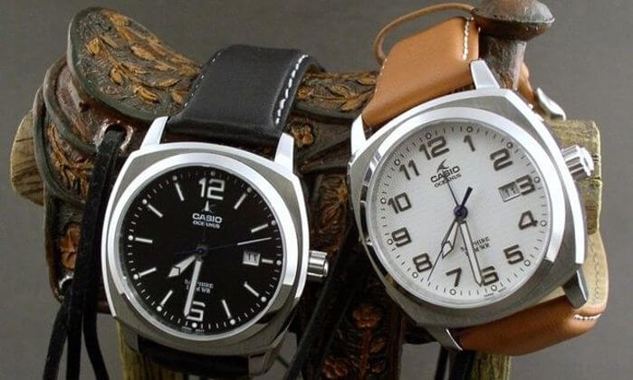 đồng hồ dây da nam