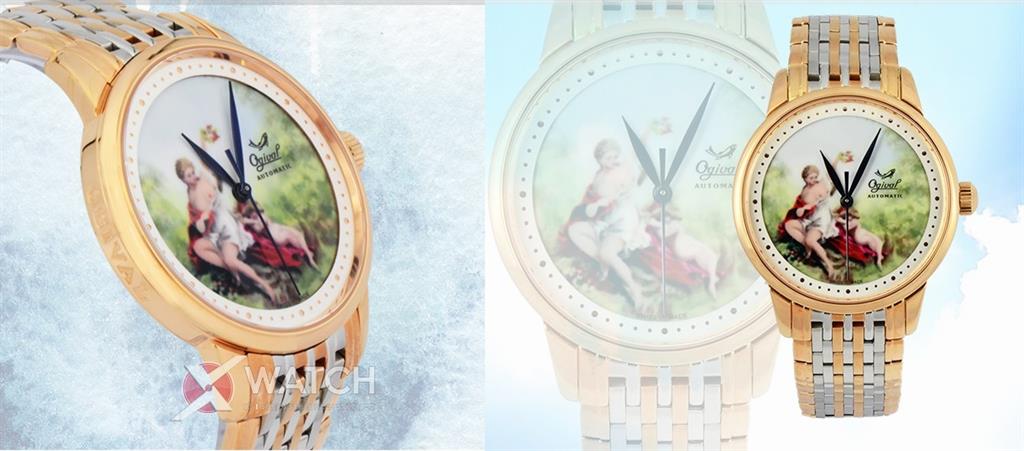 đồng hồ thời trang Ogival Painted watch