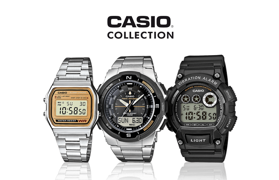 đồng hồ Casio nhãn hiệu nổi tiếng