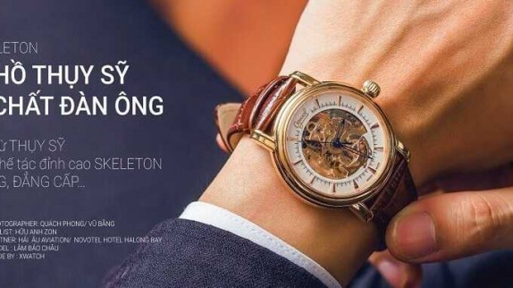 Đồng hồ nam 3 kim và vòng tay-Cách phối đồ cực đẹp cho nam giới
