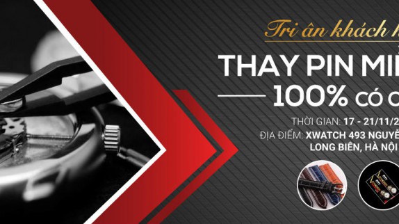 Event Tri ân khách hàng: BỐC THĂM 100% CÓ QUÀ - THAY PIN MIỄN PHÍ