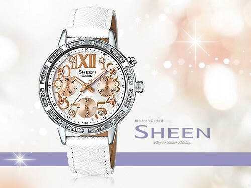 Đồng hồ Casio sheen- phụ kiện cho quý cô thanh lịch