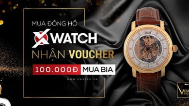 WOW! HOT HOT: MUA ĐỒNG HỒ - NHẬN VOUCHER 100.000Đ MUA BIA
