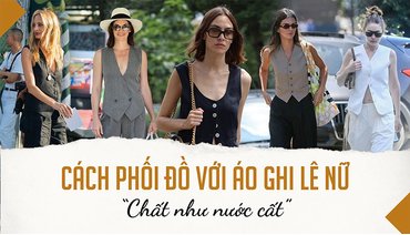 10 Cách Phối Đồ Với Áo Ghi Lê Nữ "Hack Dáng" Chất Như Nước Cất!