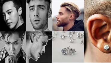 Khuyên tai nam – Phụ kiện thời trang tôn lên vẻ đẹp cho phái nam