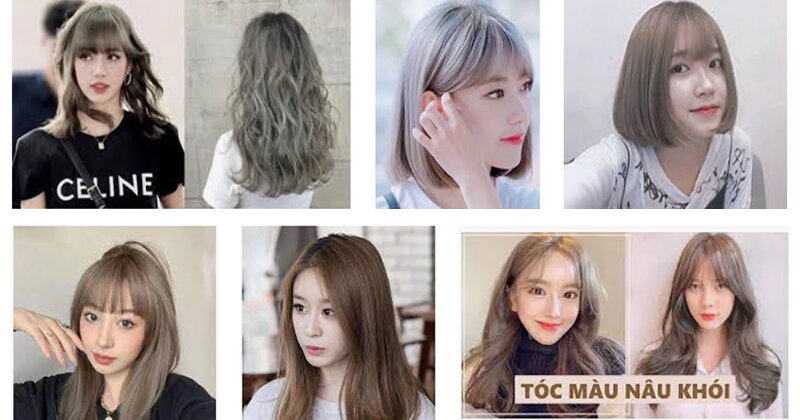 Tóc màu nâu khói giúp nâng hạng nhan sắc sao Hàn còn mê!