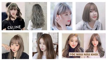 Tóc màu nâu khói - Nâng hạng nhan sắc "cứ nhuộm là đẹp"!