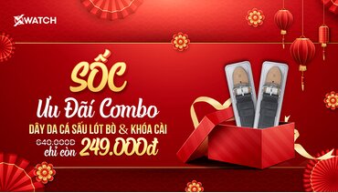 SỐC! ƯU ĐÃI COMBO DÂY DA CÁ SẤU LÓT BÒ & KHÓA CÀI - CHỈ CÒN 249.000đ