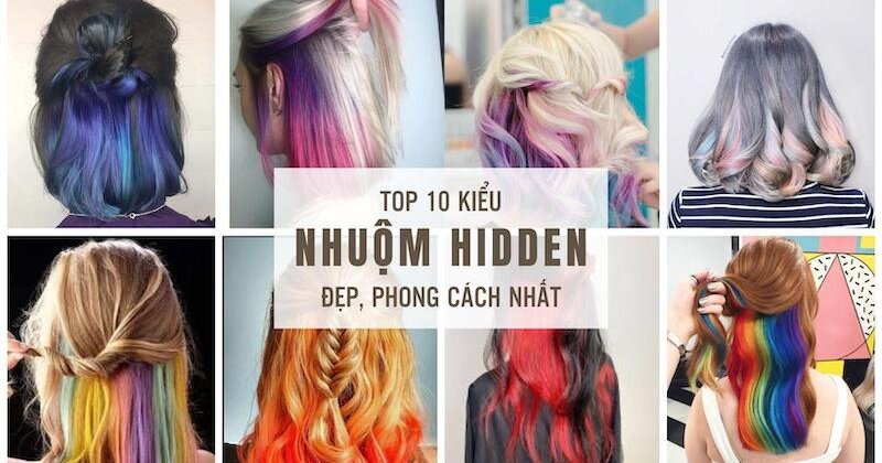 Nhuộm hidden: Top 10 màu tóc cực chất cho những cô nàng “Cool ngầu”