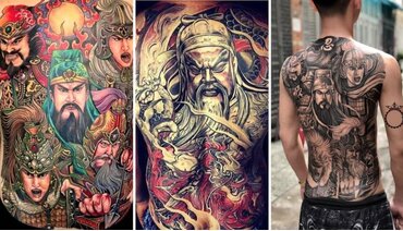 Top 10 hình xăm ngũ hổ tướng cực linh, đẩy lùi âm khí, quét sạch tai ương