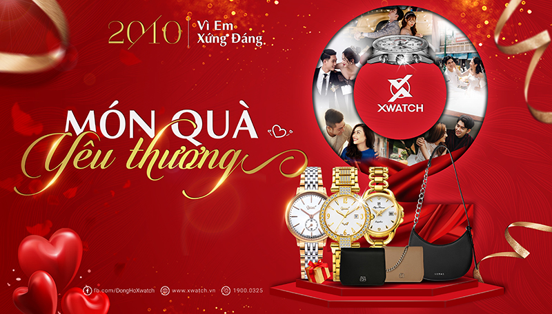 20/10 MUA ĐỒNG HỒ TẶNG "MÓN QUÀ YÊU THƯƠNG" - VÌ EM XỨNG ĐÁNG!