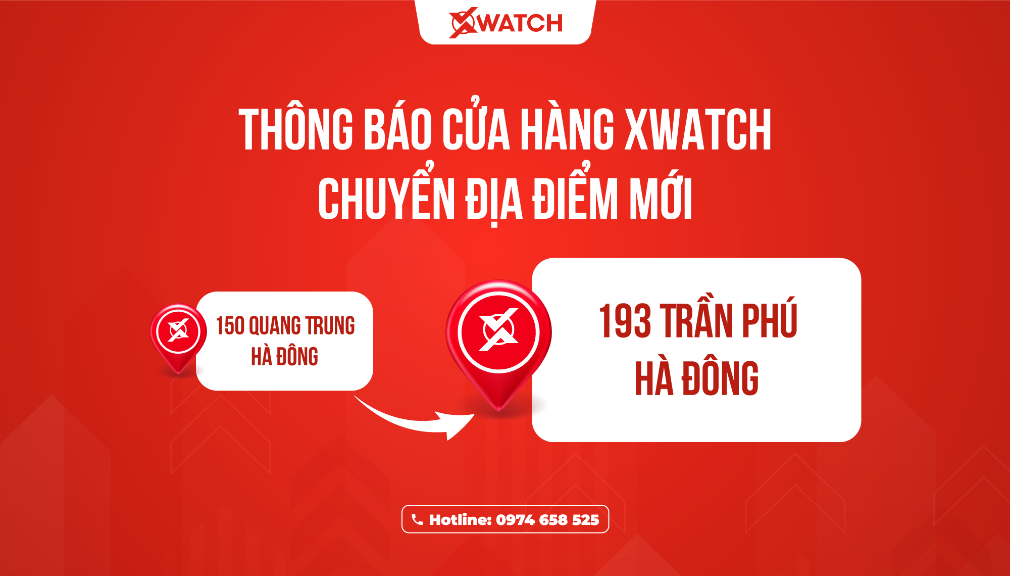 THÔNG BÁO: XWATCH HÀ ĐÔNG CHUYỂN ĐỊA ĐIỂM MỚI!