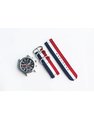 Dây Nato 3 Vạch Đỏ Trắng Xanh Size 20 2
