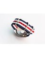 Dây Nato 5 Vạch Đỏ Trắng Xanh Size 20 7
