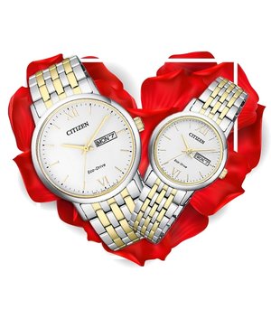 Đồng hồ đôi Citizen BM9014-82A + EW3254-87A