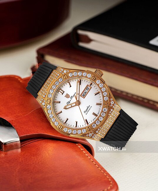 Đồng hồ Olym Pianus OP990-45ADDGR-GL-T