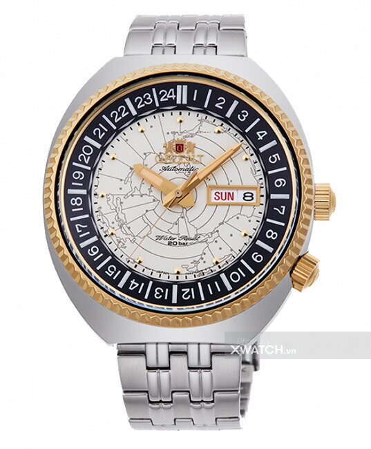 Đồng hồ Nam Orient Revival World Map RA-AA0E01S19B