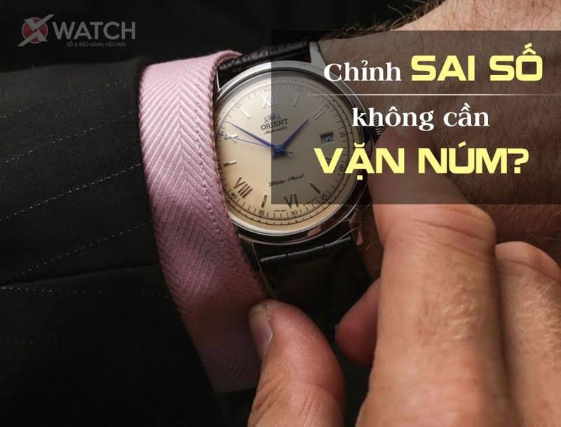 Điều chỉnh sai số đồng hồ