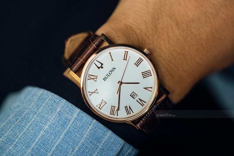 BULOVA 97B184 - Mặt số cổ điển