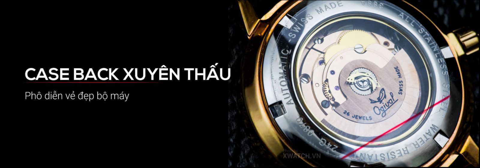 Ogival OG358.652AGR-GL Lưỡng Long Chầu Nguyệt