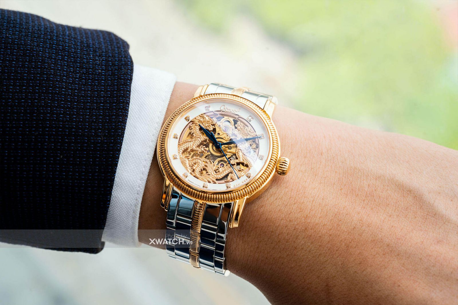 Ogival OG358.652AGSR-T Lưỡng Long Chầu Nguyệt