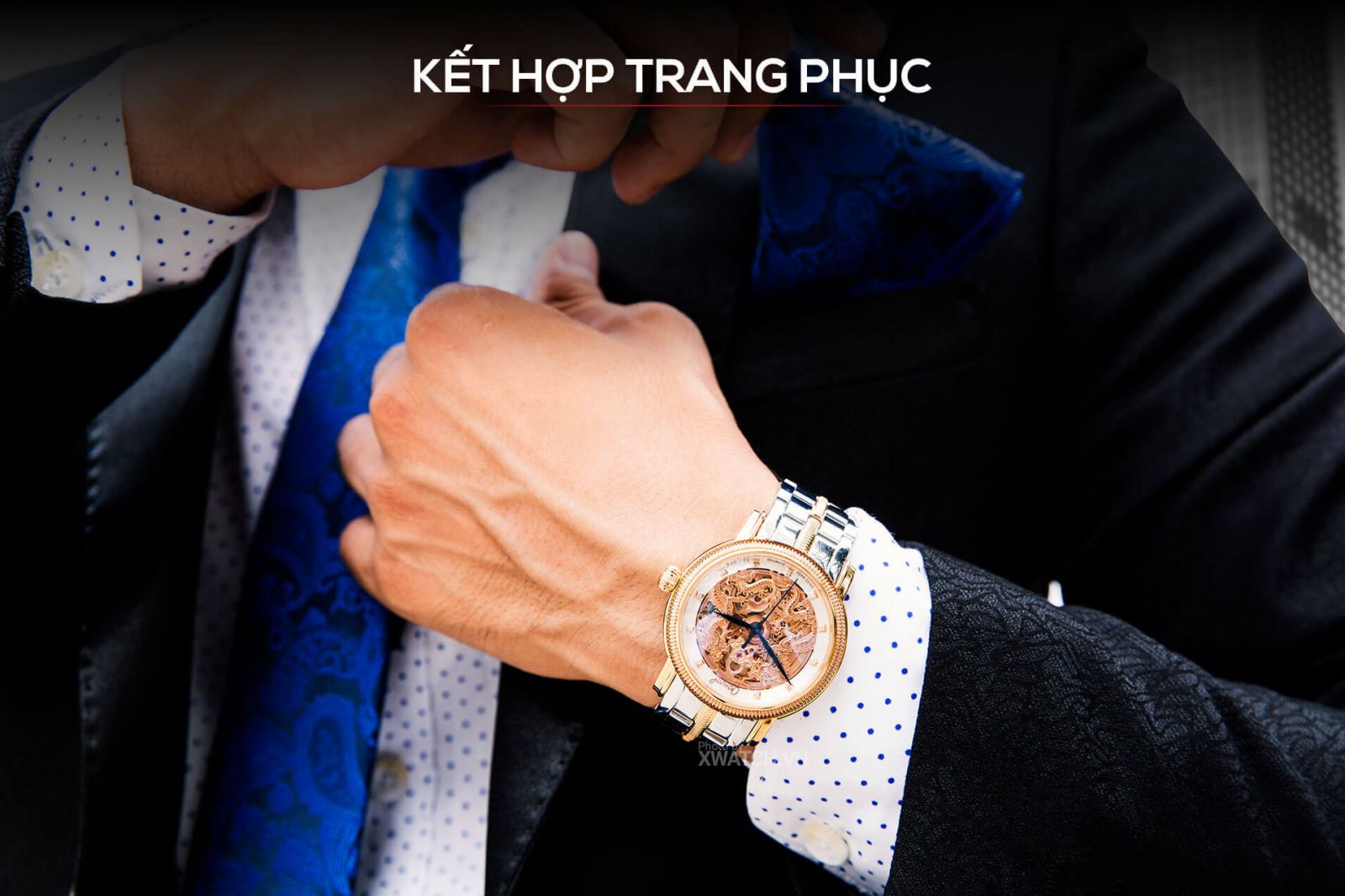 Ogival OG358.652AGSR-T Lưỡng Long Chầu Nguyệt