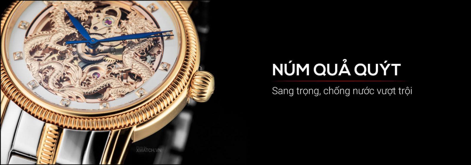 Ogival OG358.652AGSR-T Lưỡng Long Chầu Nguyệt