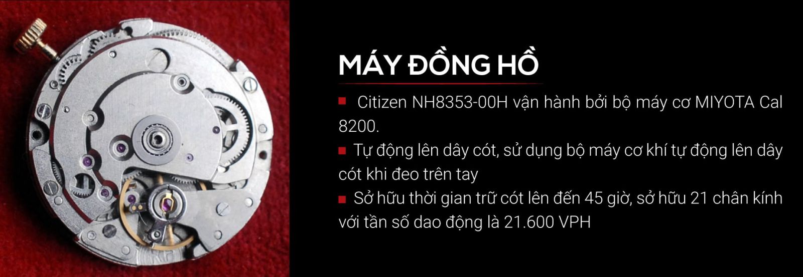 Đồng hồ Citizen NH8353-00H