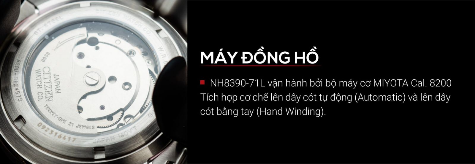 Đồng hồ Citizen NH8390-71L