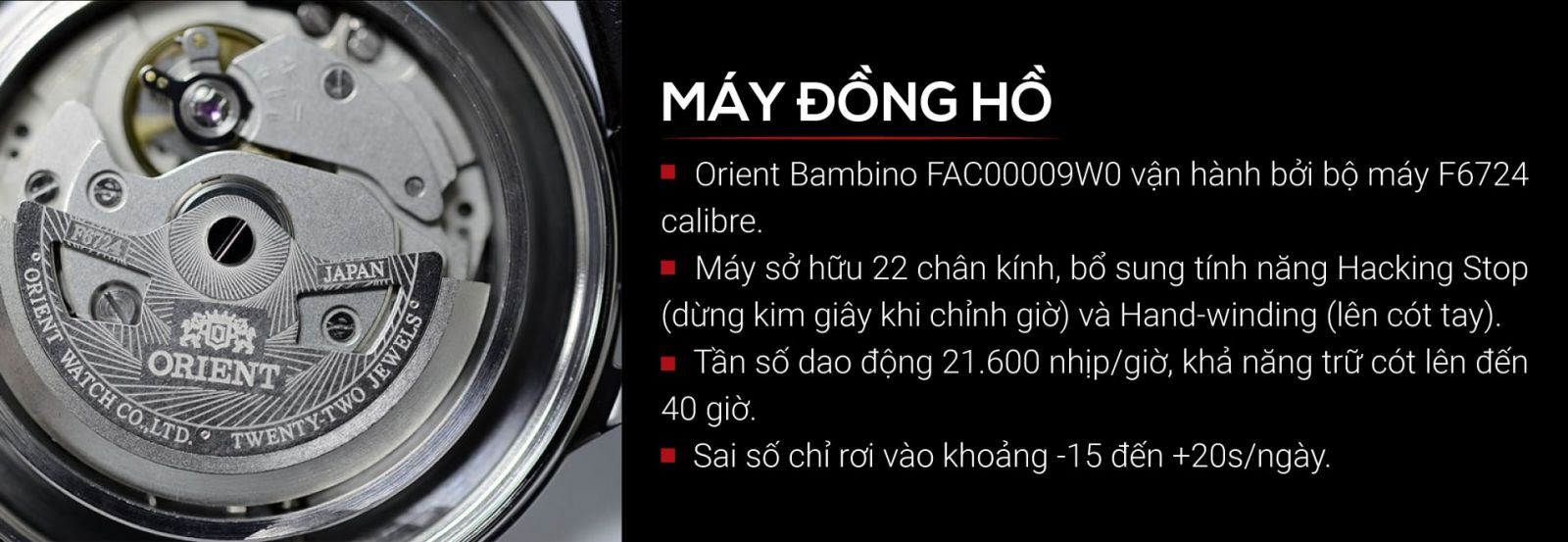 Đồng hồ Orient FAC00009W0