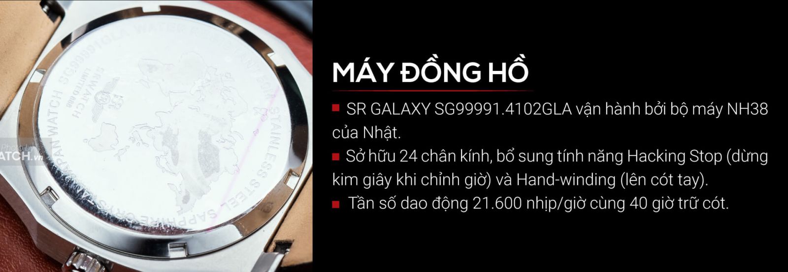 Đồng hồ Srwatch Galaxy SG99991.4102GLA