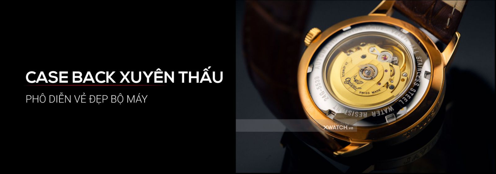 Đồng hồ Ogival OG1929-24AGR-GL-T