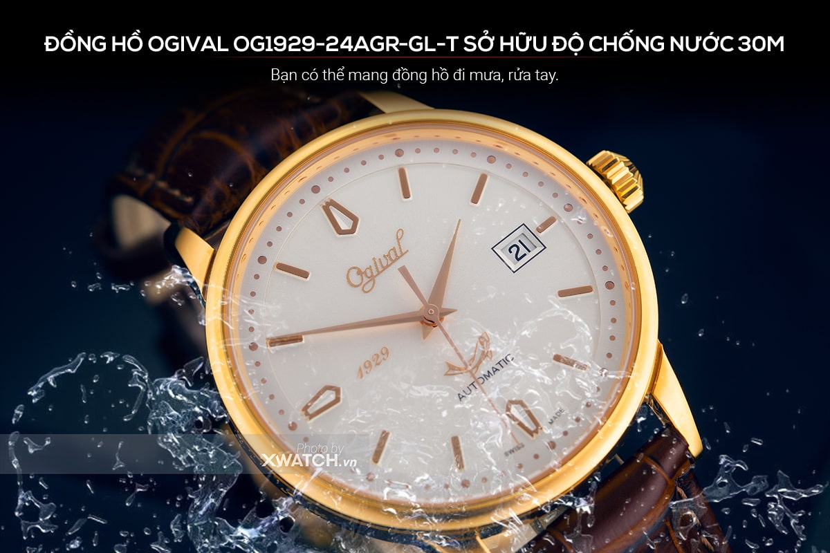 Đồng hồ Ogival OG1929-24AGR-GL-T