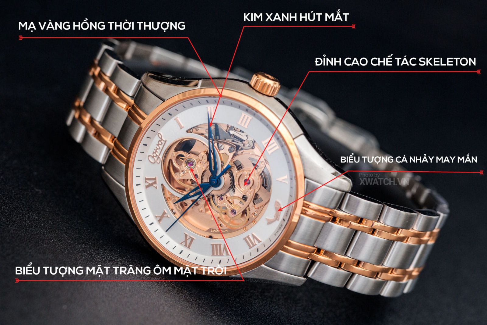 Đồng hồ Ogival OG3356.61AGSR-T