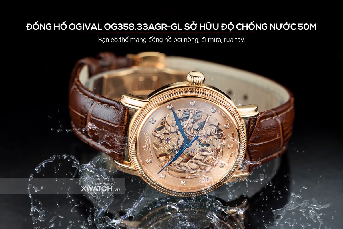 Đồng hồ Ogival OG358.33AGR-GL