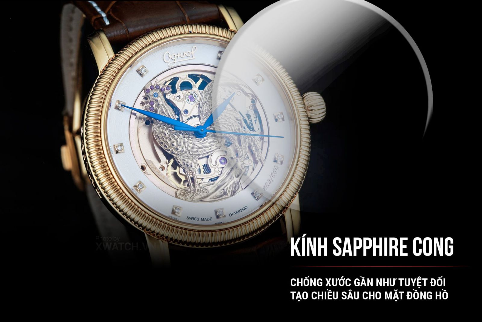 Đồng hồ Ogival OG358.37AGR-GL