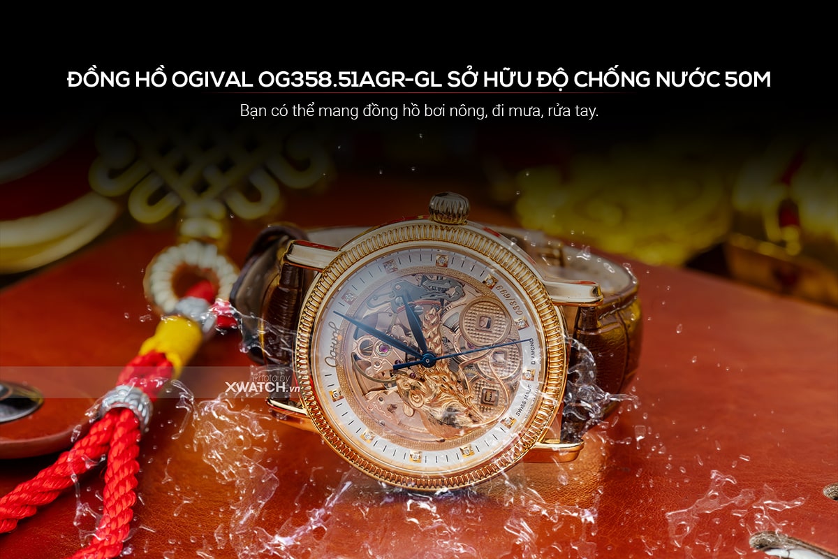 Đồng hồ Ogival OG358.51AGR-GL