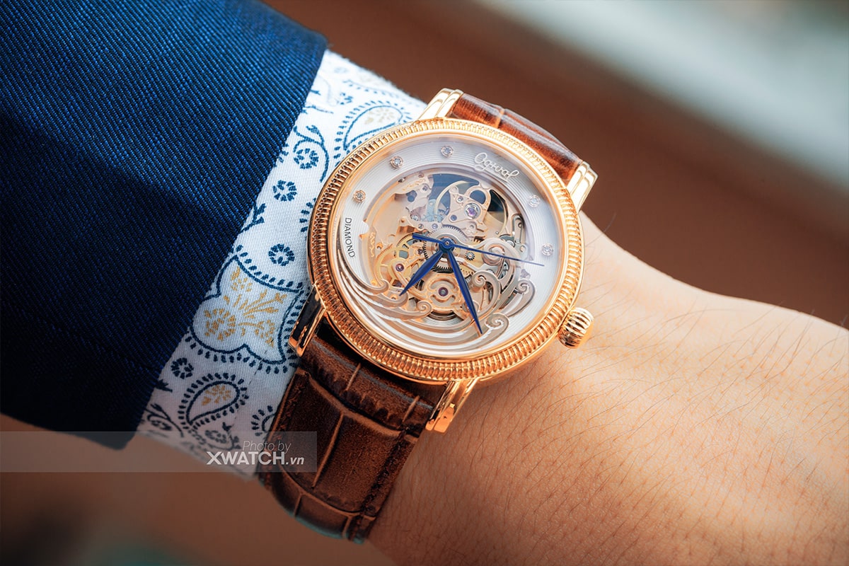 Đồng hồ Ogival sóng trào OG358.63AGR-GL