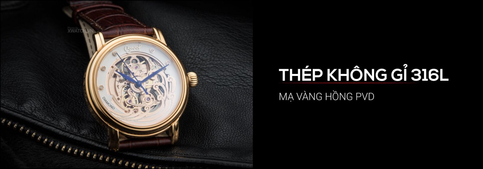 Đồng hồ Ogival sóng trào OG358.63AGR-GL