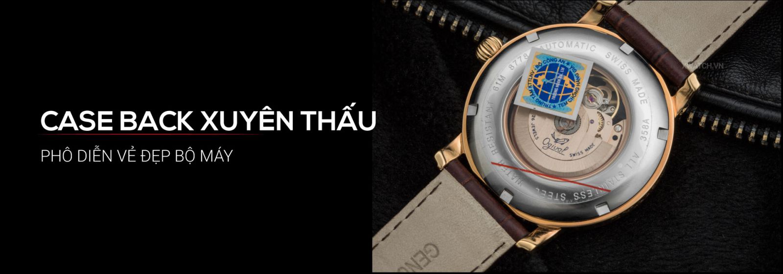 Đồng hồ Ogival sóng trào OG358.63AGR-GL