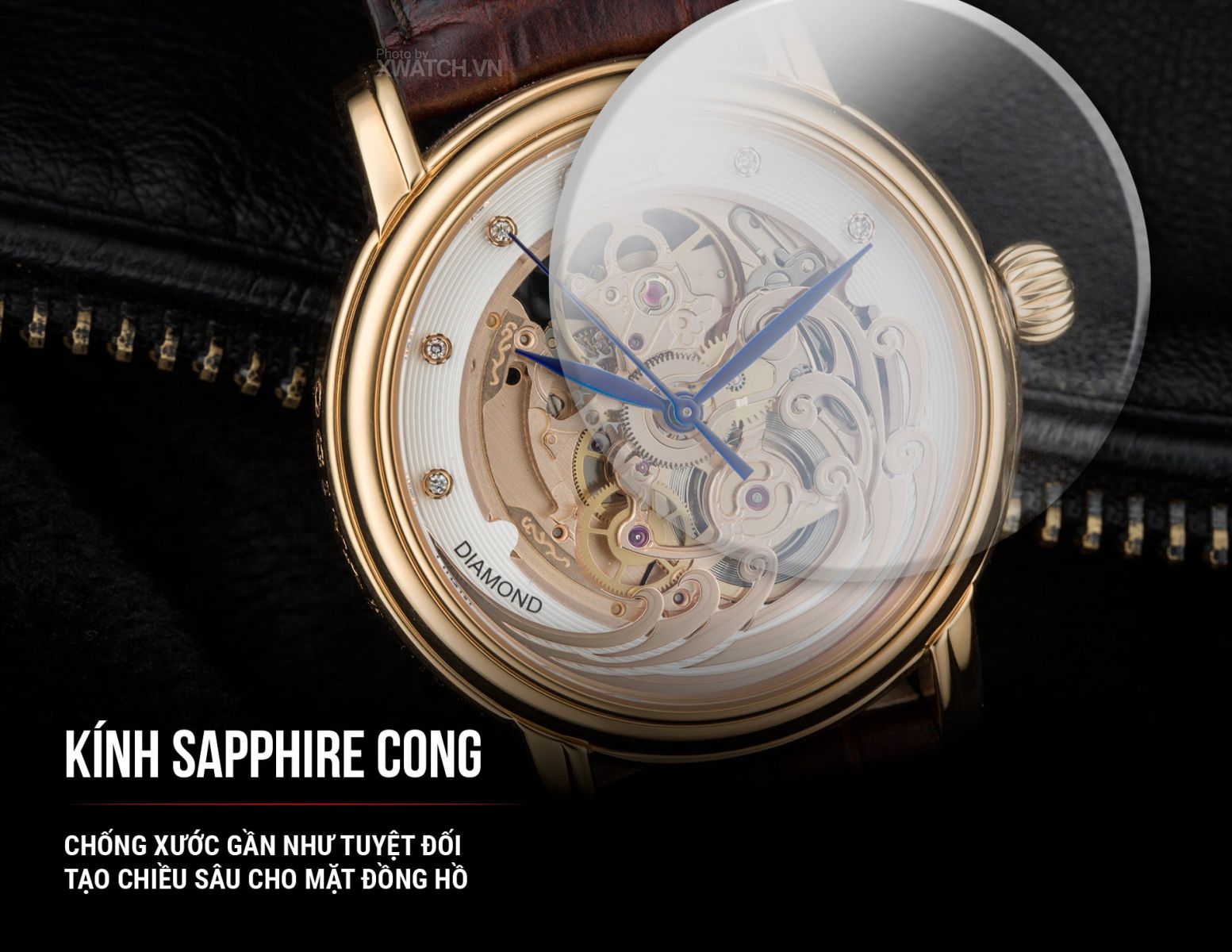 Đồng hồ Ogival sóng trào OG358.63AGR-GL