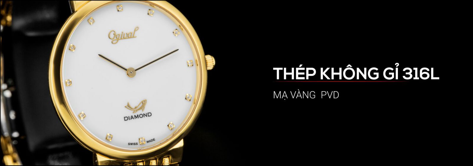 Đồng hồ Ogival OG385-022GK-T