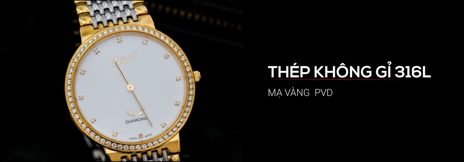 Đồng hồ Ogival OG385-022GSK-T