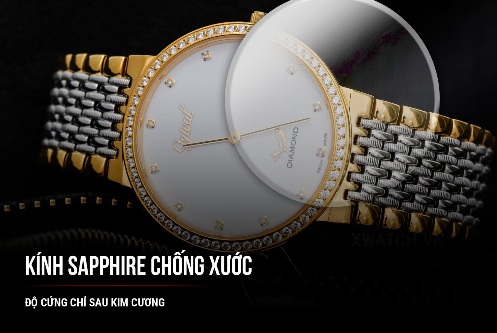 Đồng hồ Ogival OG385-022GSK-T