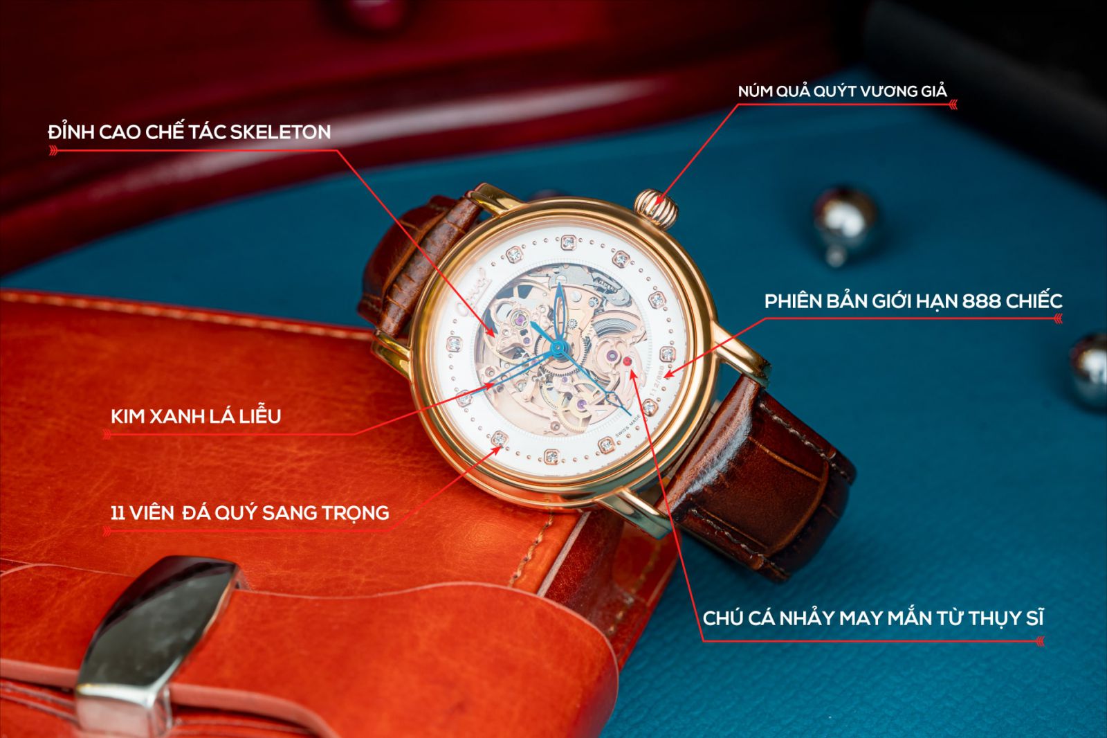 Đồng hồ Ogival OG358.61AJMR-GL-T