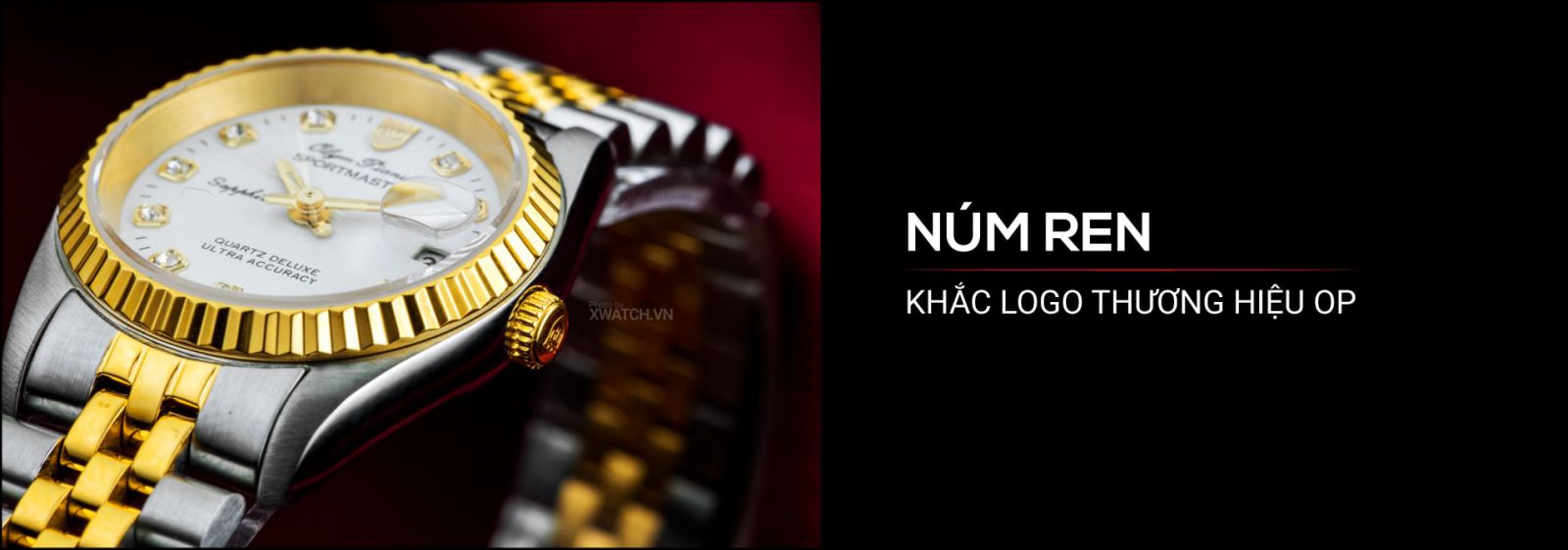 Đồng hồ Olym Pianus OP68322SK-T