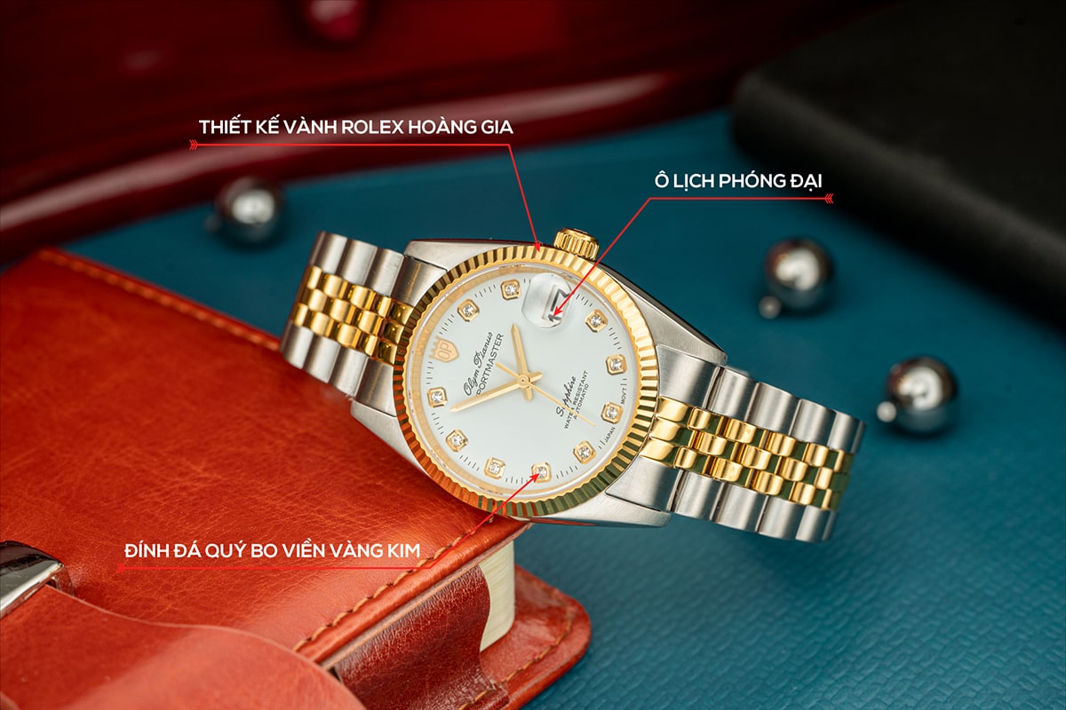 Đồng hồ Olym Pianus OP89322ASK-T