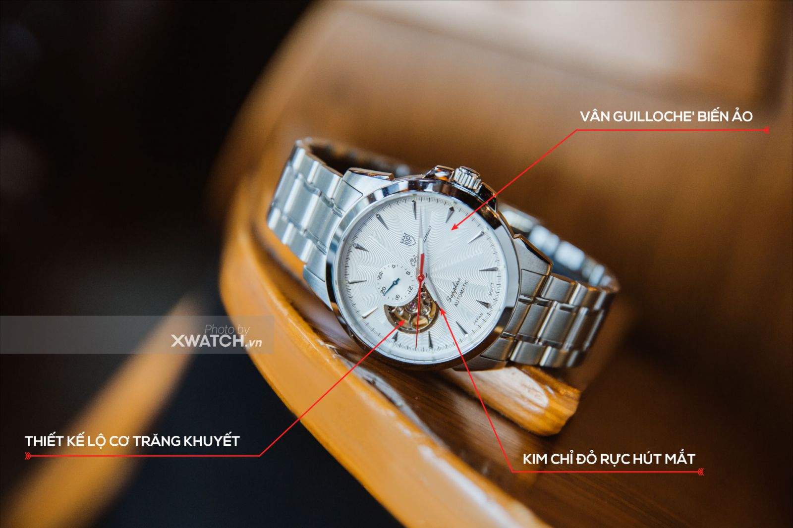 Đồng hồ Olym Pianus OP990-083AMS-T