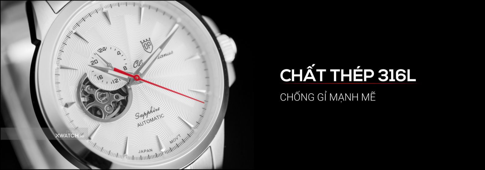 Đồng hồ Olym Pianus OP990-083AMS-T