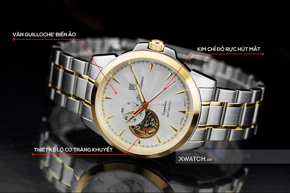 Đồng hồ Olym Pianus OP990-083AMSK-T